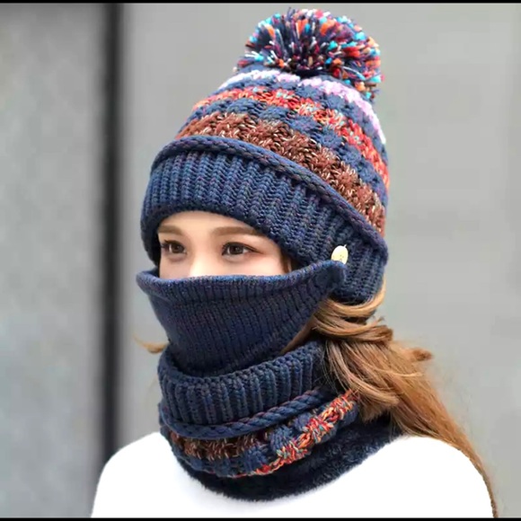 🧤NEW Hat Scarf Face Mask 3-In-1 Combination - Picture 1 of 11